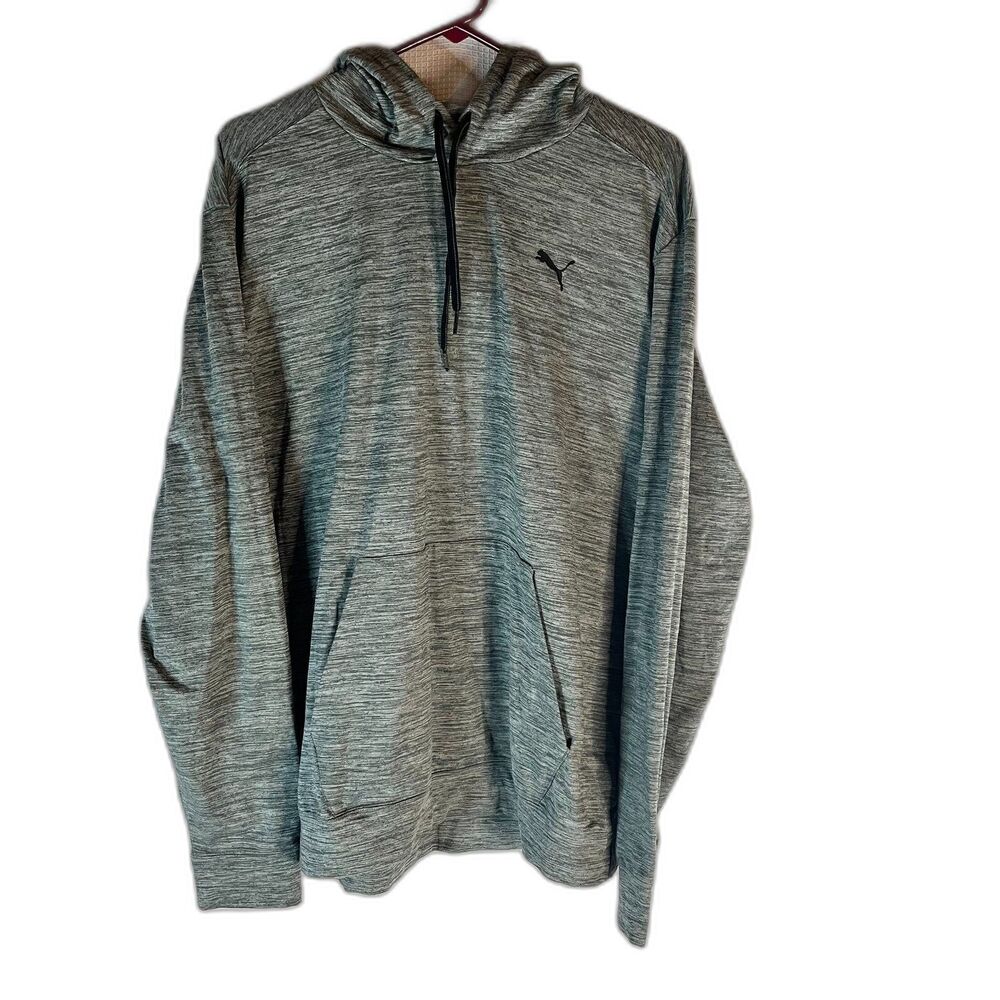Puma XL Stretch Gray Men's Hoodie